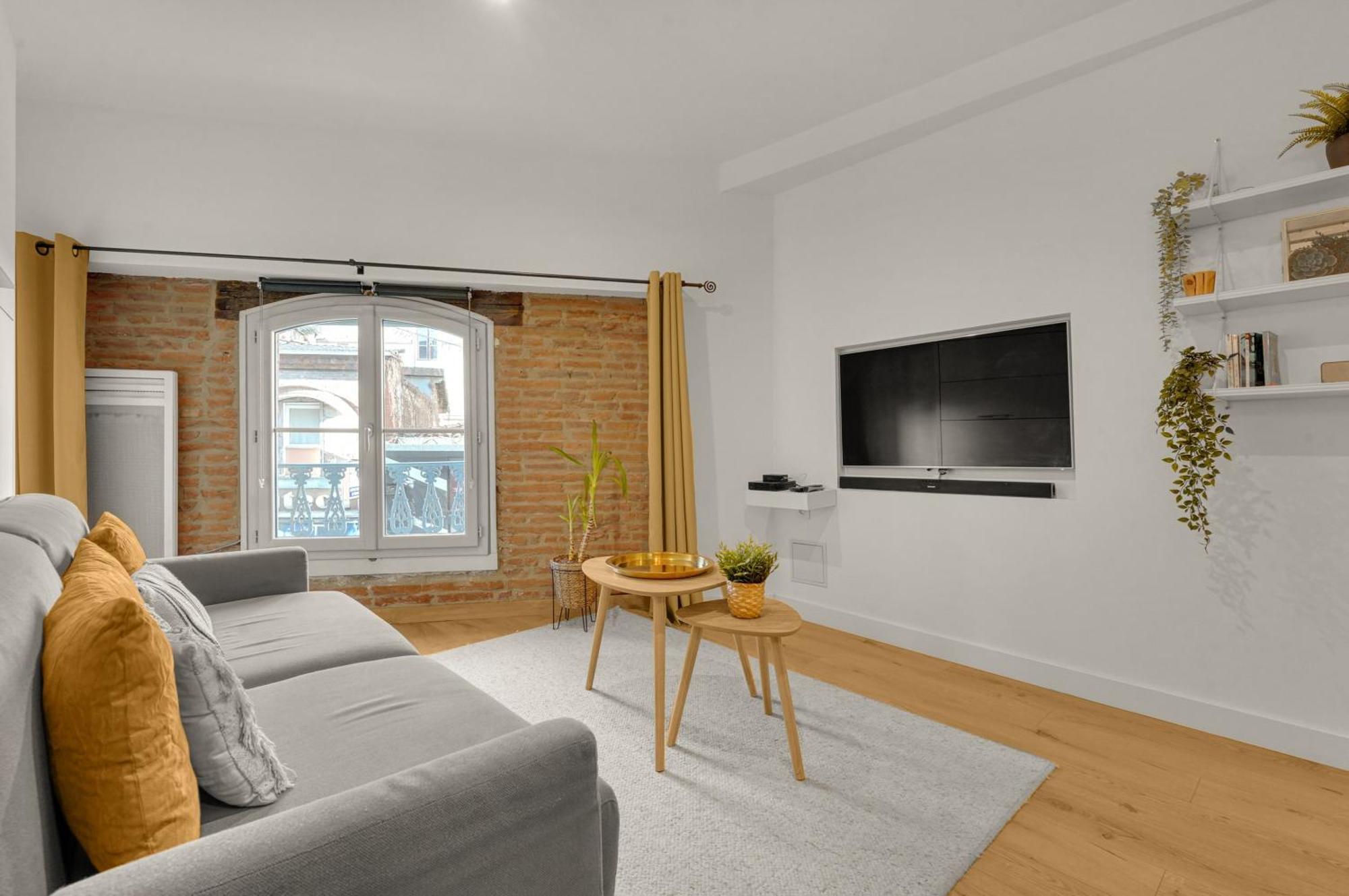 Le Floral - Cosy Studio Climatise Avec Parking Prive Et Netflix Тулуза Экстерьер фото