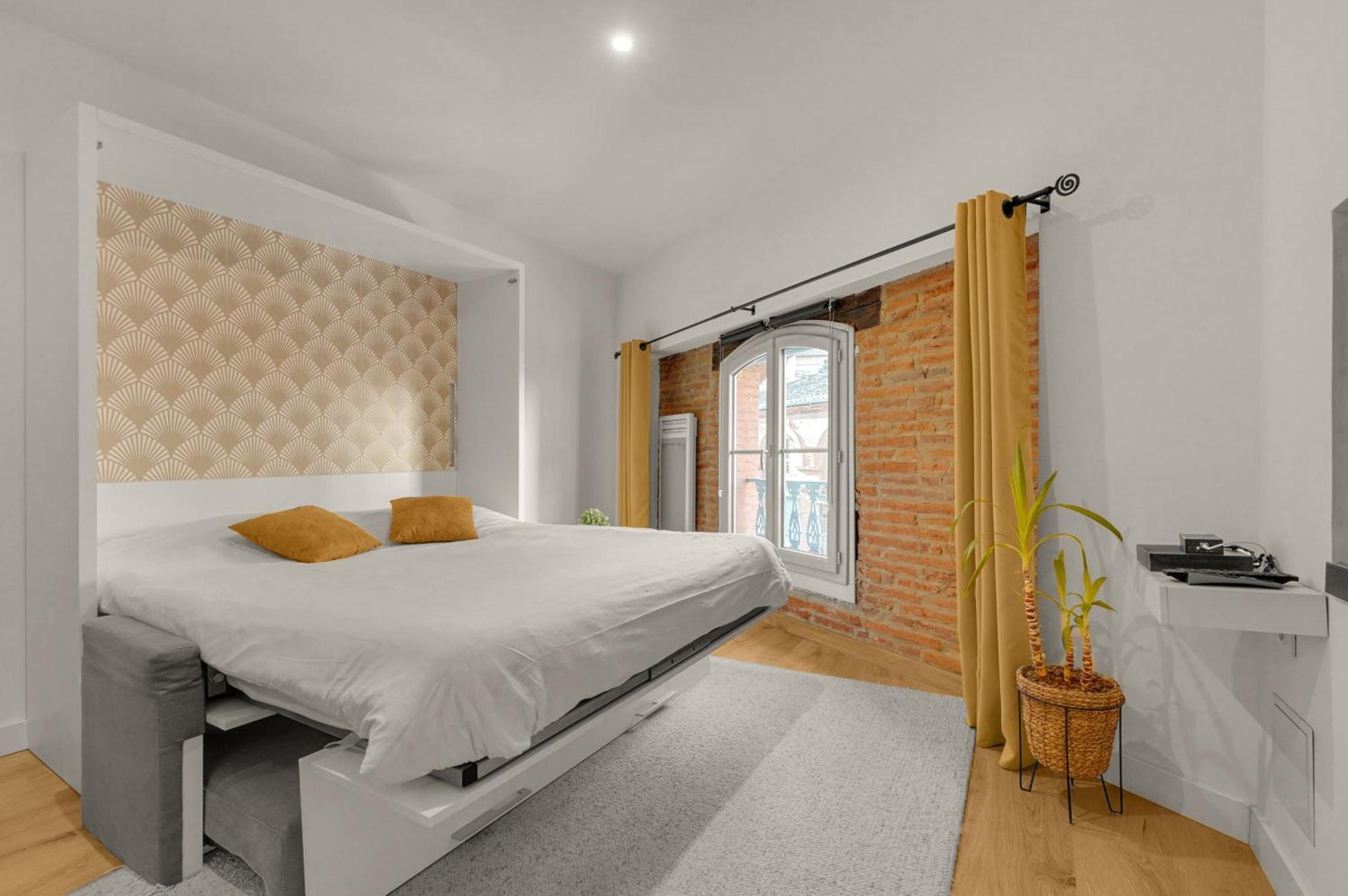 Le Floral - Cosy Studio Climatise Avec Parking Prive Et Netflix Тулуза Экстерьер фото